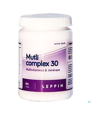 Leppin multi 30 multi vitamines-mineraux  tabl  60