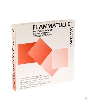 Flammatulle vaseline cp 10x10x10 rempl 1478726