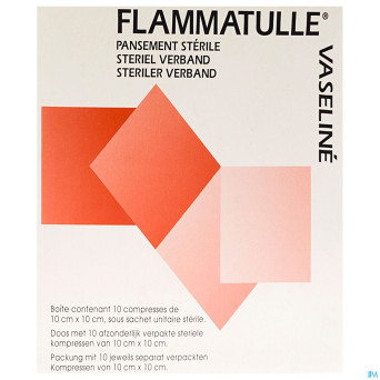 Flammatulle vaseline cp 10x10x10 rempl 1478726