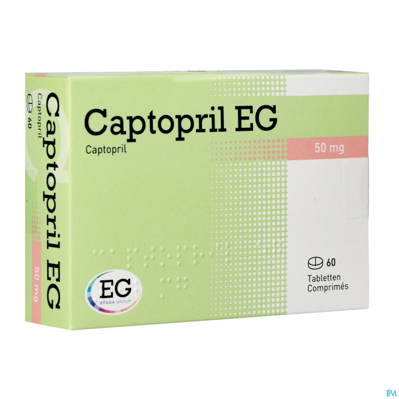 Captopril eg    comp 60x50mg
