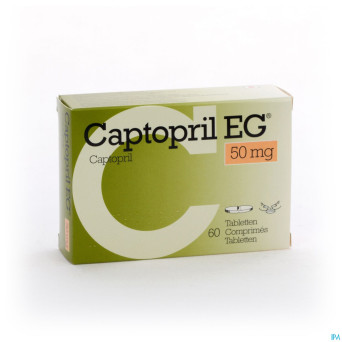 Captopril eg    comp 60x50mg