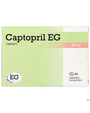 Captopril eg    comp 60x50mg