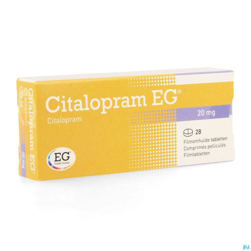 Citalopram eg    comp 28x20mg