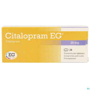 Citalopram eg    comp 28x20mg