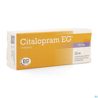 Citalopram eg    comp 56x20mg