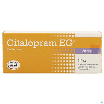 Citalopram eg    comp 56x20mg