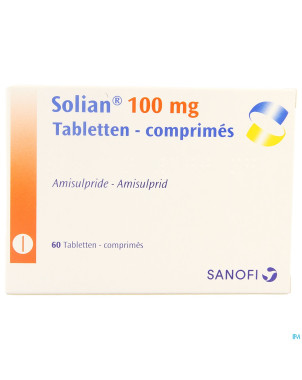 Solian 100 comp  60 x 100 mg