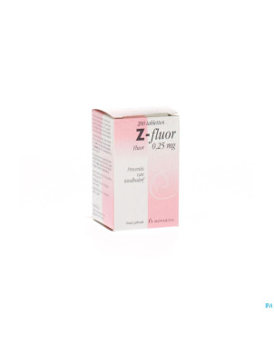 Z fluor tabl 200 x 0,25 mg