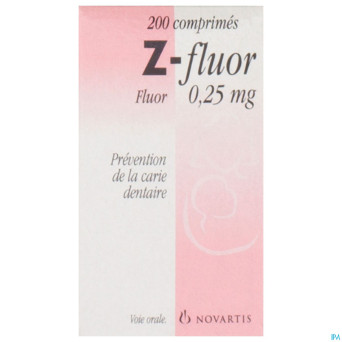 Z fluor tabl 200 x 0,25 mg