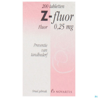 Z fluor tabl 200 x 0,25 mg