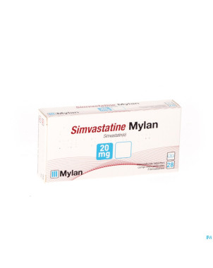 Simvastatine viatris 20mg comp 28