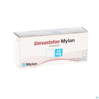 Simvastatine viatris 40mg comp 56