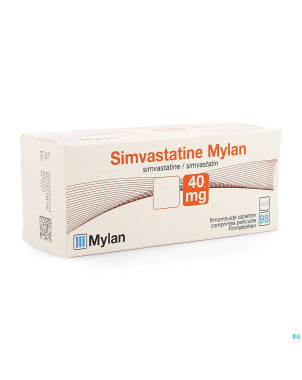 Simvastatine viatris 40mg comp 98
