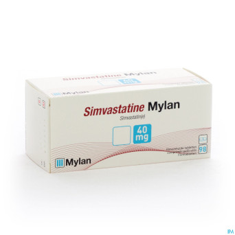 Simvastatine viatris 40mg comp 98