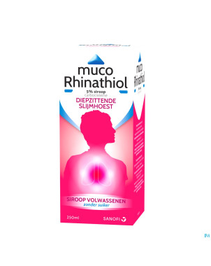 Muco rhinathiol 5% sir ad s/sucre 250ml