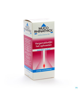 Muco rhinathiol 5% sir ad s/sucre 250ml