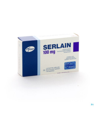 Serlain 100mg comp pell 30