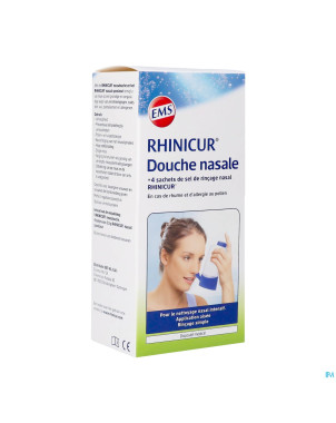 Rhinicur douche nasale + 4 sachets sel rincage
