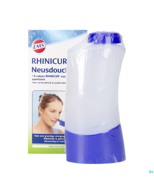 Rhinicur douche nasale + 4 sachets sel rincage