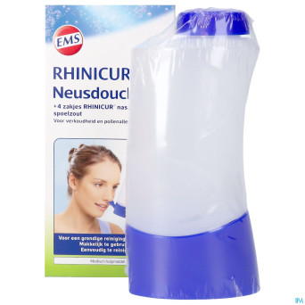 Rhinicur douche nasale + 4 sachets sel rincage
