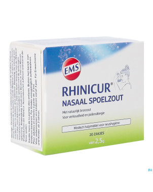 Rhinicur sel de rincage nasale sachet 20x2,5g