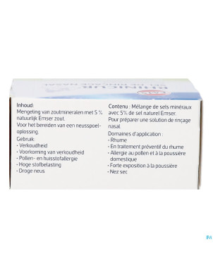 Rhinicur sel de rincage nasale sachet 20x2,5g