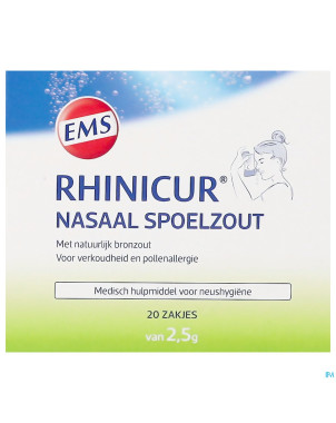 Rhinicur sel de rincage nasale sachet 20x2,5g