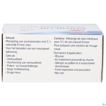 Rhinicur sel de rincage nasale sachet 20x2,5g