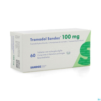 Tramadol 100 sandoz comp liberat prol  60 x 100 mg