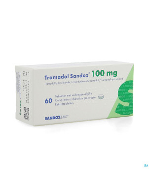 Tramadol 100 sandoz comp liberat prol  60 x 100 mg