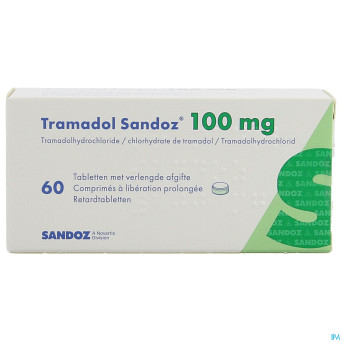 Tramadol 100 sandoz comp liberat prol  60 x 100 mg
