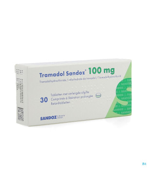 Tramadol 100 sandoz comp liberat prol  30 x 100 mg
