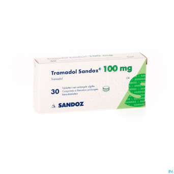 Tramadol 100 sandoz comp liberat prol  30 x 100 mg