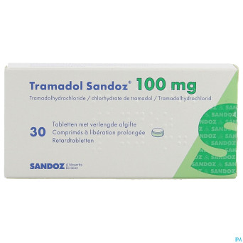 Tramadol 100 sandoz comp liberat prol  30 x 100 mg