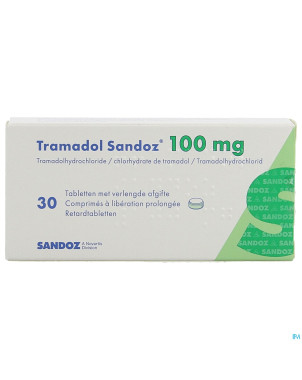 Tramadol 100 sandoz comp liberat prol  30 x 100 mg