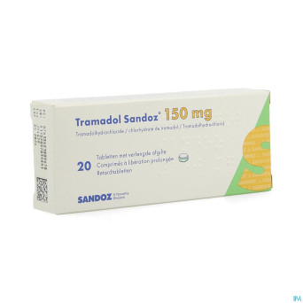 Tramadol 150 sandoz comp liberat prol  20 x 150 mg