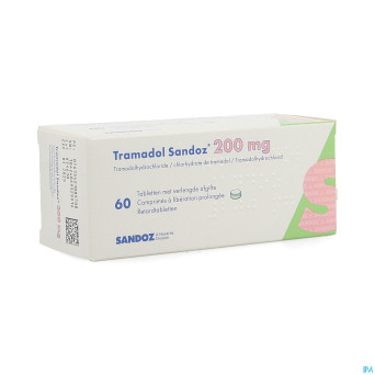 Tramadol 200 sandoz comp liberat prol  60 x 200 mg