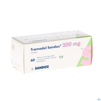 Tramadol 200 sandoz comp liberat prol  60 x 200 mg