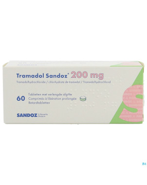 Tramadol 200 sandoz comp liberat prol  60 x 200 mg
