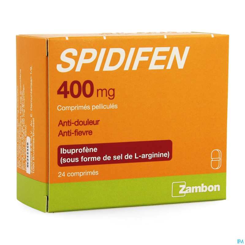 Spidifen 400 comp enrob 24 x 400 mg