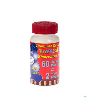 Yayabar multivitamines oursons bonbons 60