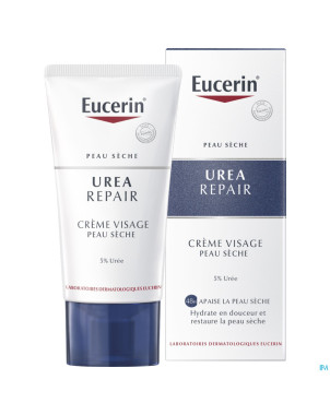 Eucerin peau seche creme visage  5% uree tube 50ml