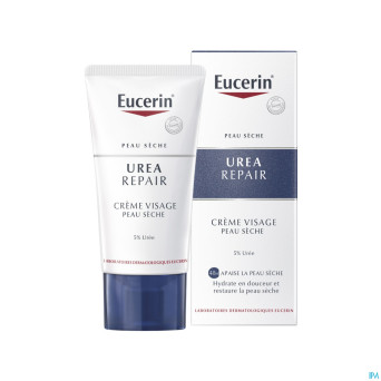 Eucerin peau seche creme visage  5% uree tube 50ml