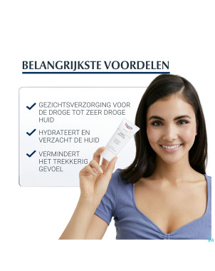 Eucerin peau seche creme visage  5% uree tube 50ml