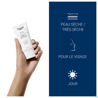 Eucerin peau seche creme visage  5% uree tube 50ml