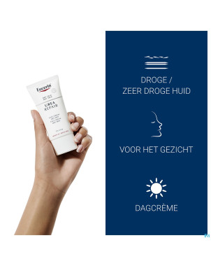 Eucerin peau seche creme visage  5% uree tube 50ml