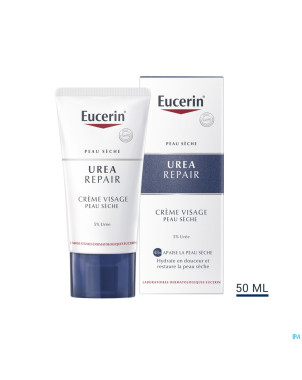 Eucerin peau seche creme visage  5% uree tube 50ml