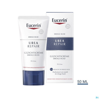 Eucerin peau seche creme visage  5% uree tube 50ml