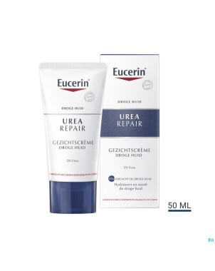 Eucerin peau seche creme visage  5% uree tube 50ml