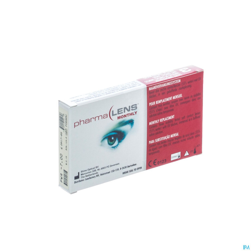 Pharmalens monthly -7,00 3